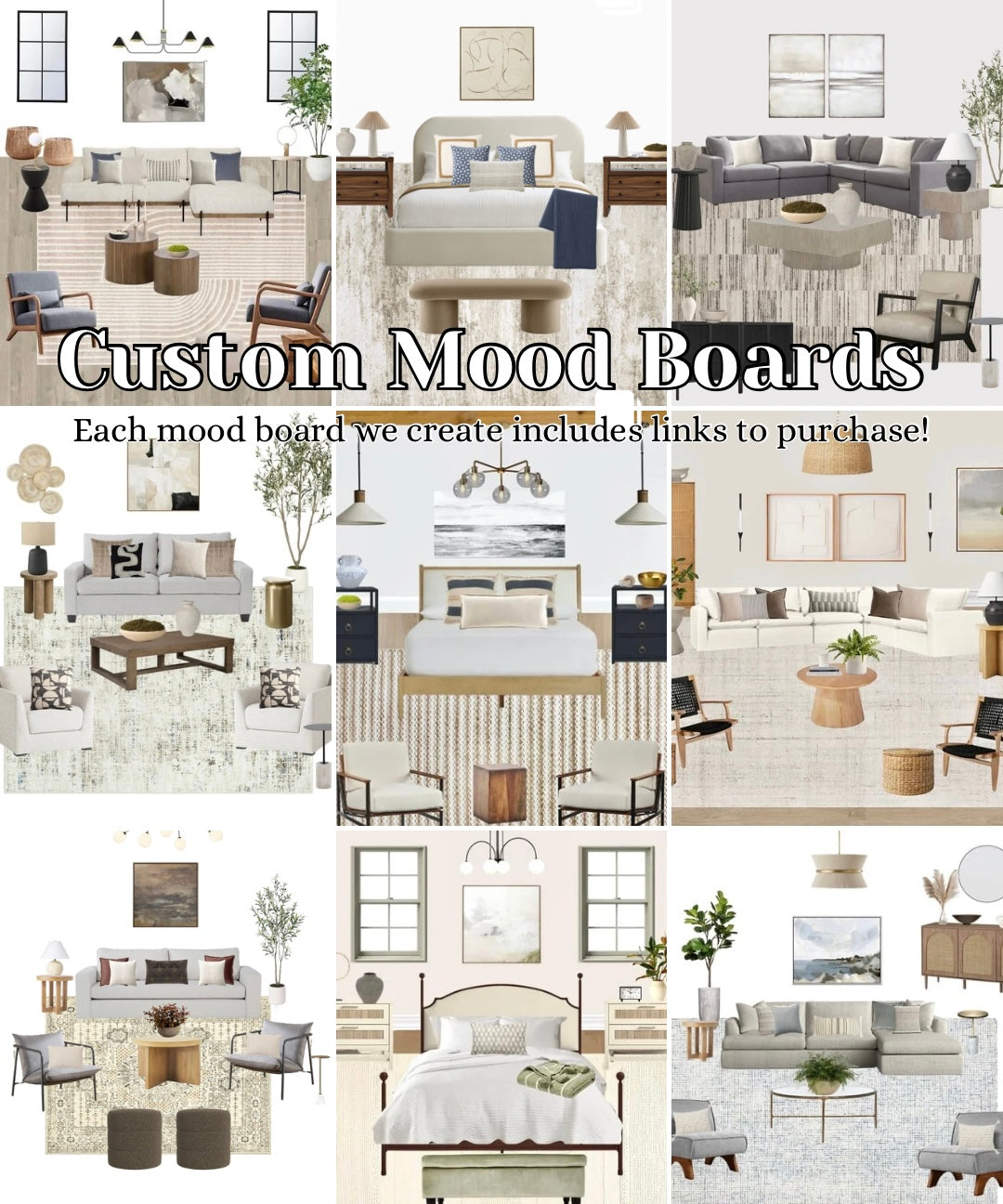 Custom Mood Boards
