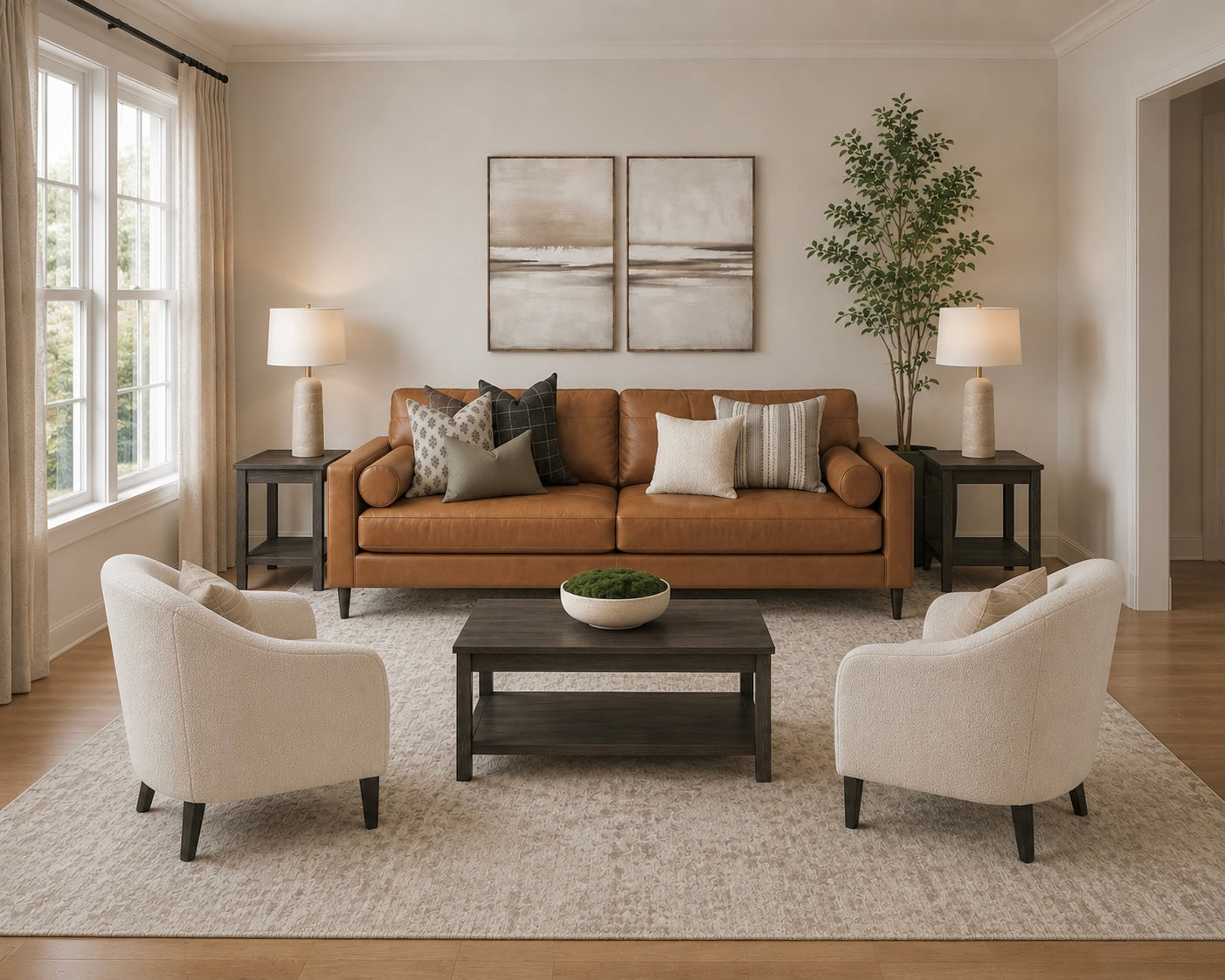 Transitional DIY Living Room Package